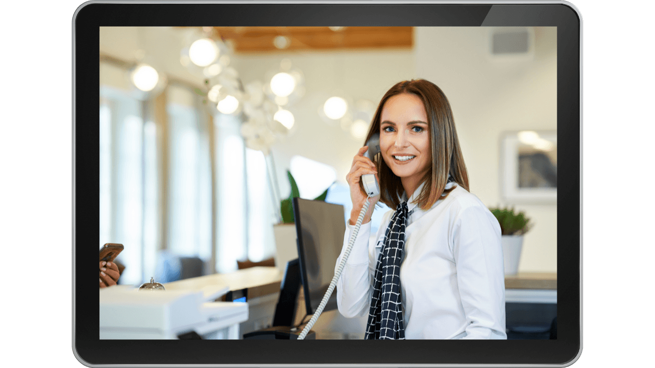 front desk Call Hero