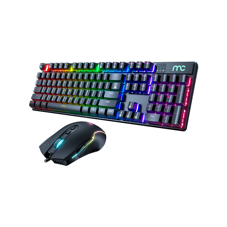 Gaming Keyboard and Mouse with RGB Lights My Candy Tech