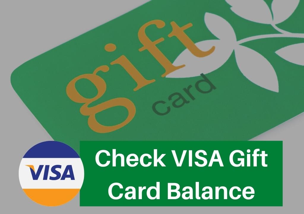 Activate & Check VISA Gift Card Balance