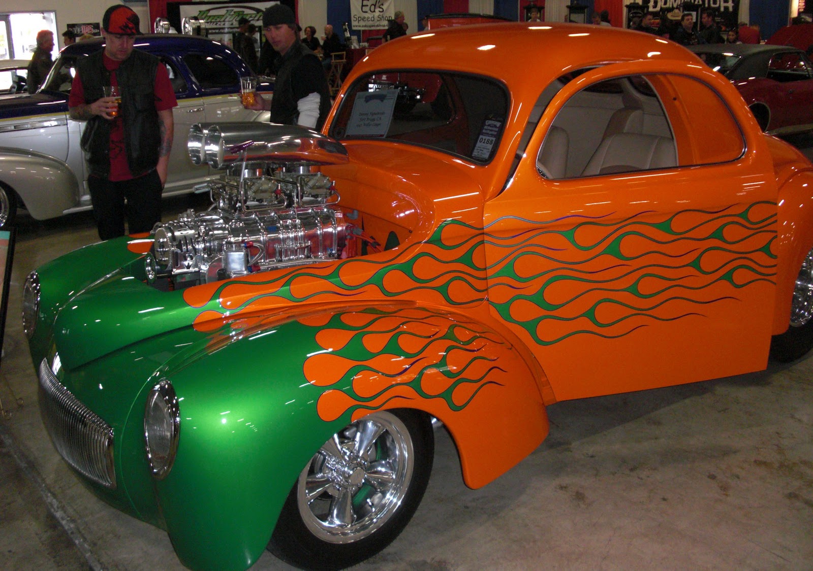 Flames On Cars