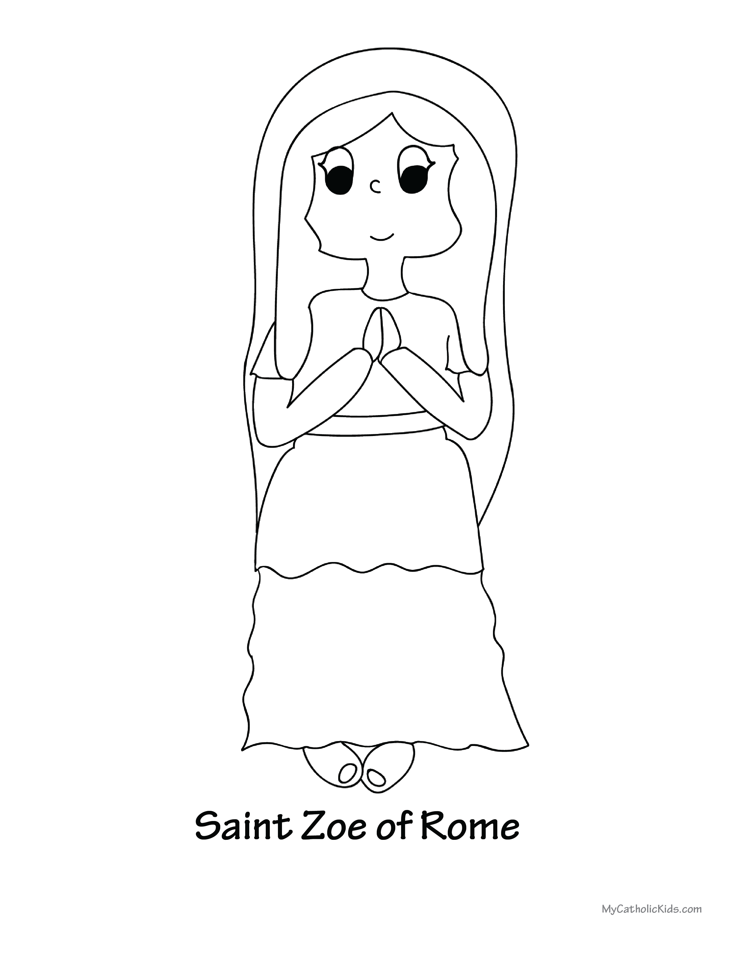 Saint Zoe My Catholic Kids