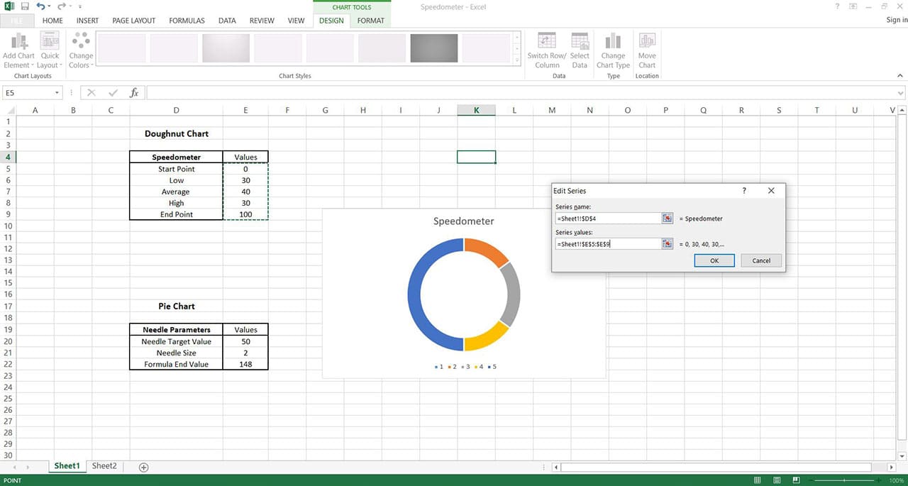 How to Make a Speedometer Chart in Excel? My Chart Guide