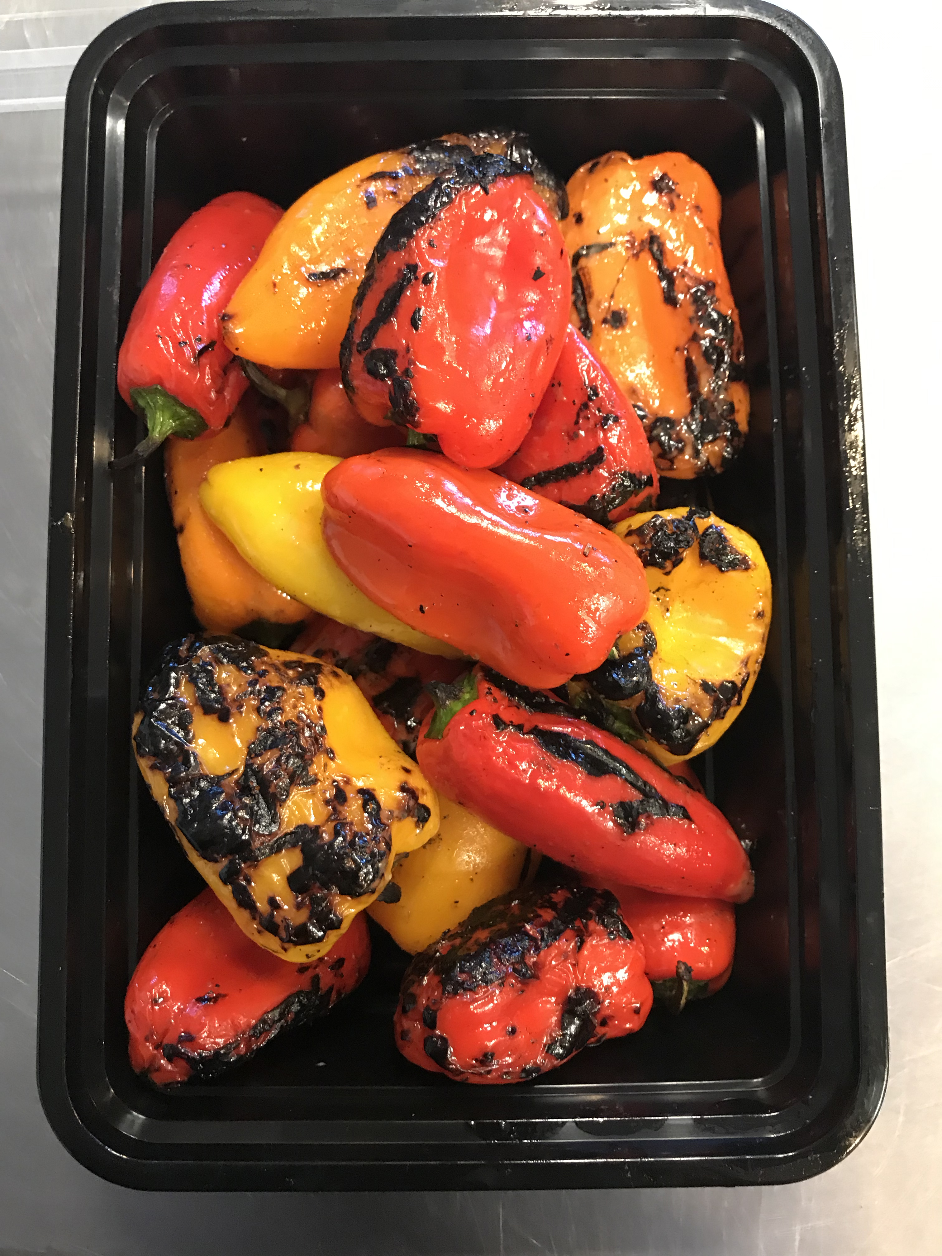 Grilled Baby Bell Peppers