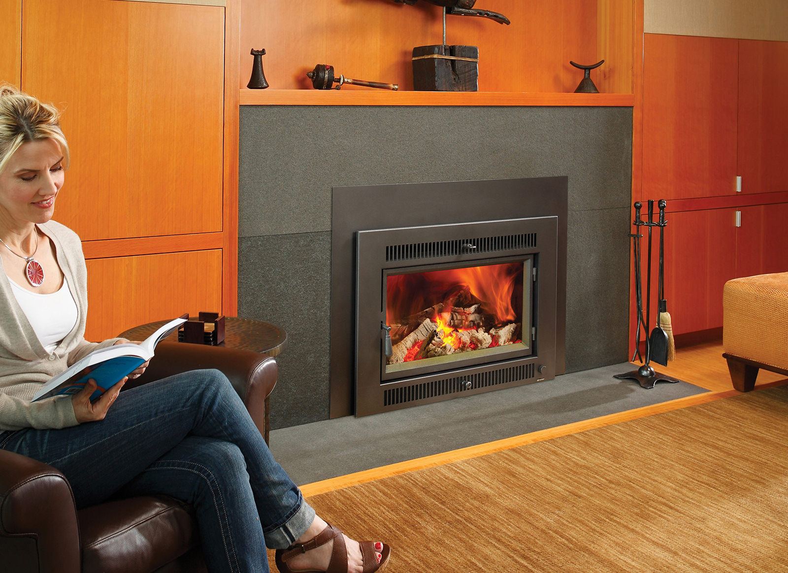 waymore4wayless Flush Wood Burning Fireplace Inserts