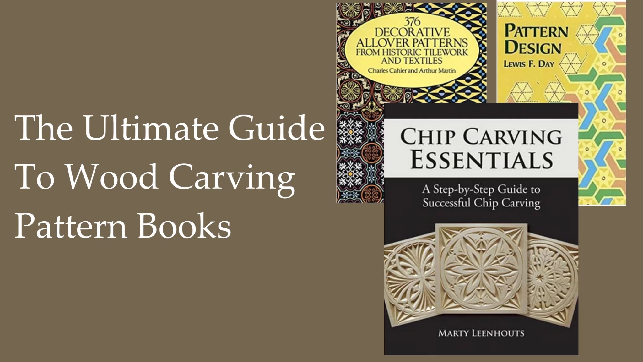 The Ultimate Guide To Wood Carving Pattern Books and Inspiration My Chip Carving
