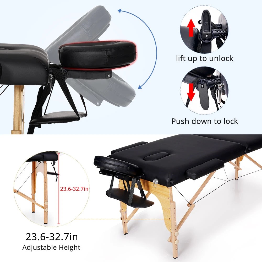 Massage table Adjustable Salon Bed Body Sculpting