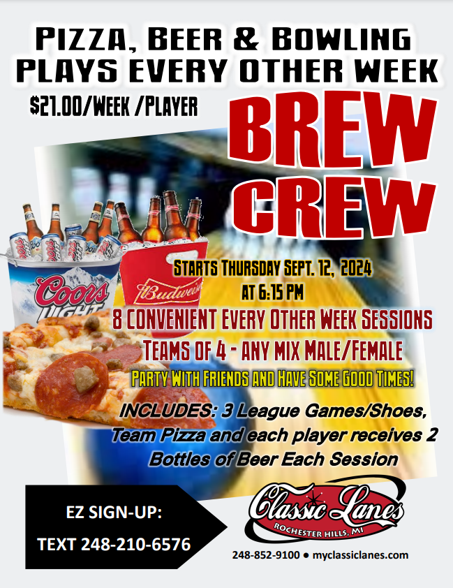 Rochester Hills’ Most Fun Bowling Leagues Classic Lanes