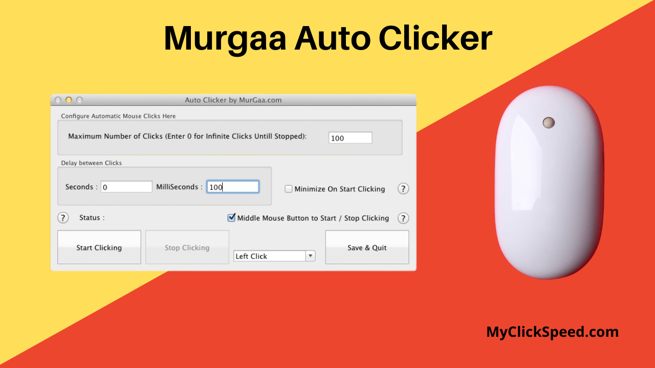 Murgaa Auto Clicker My Click Speed