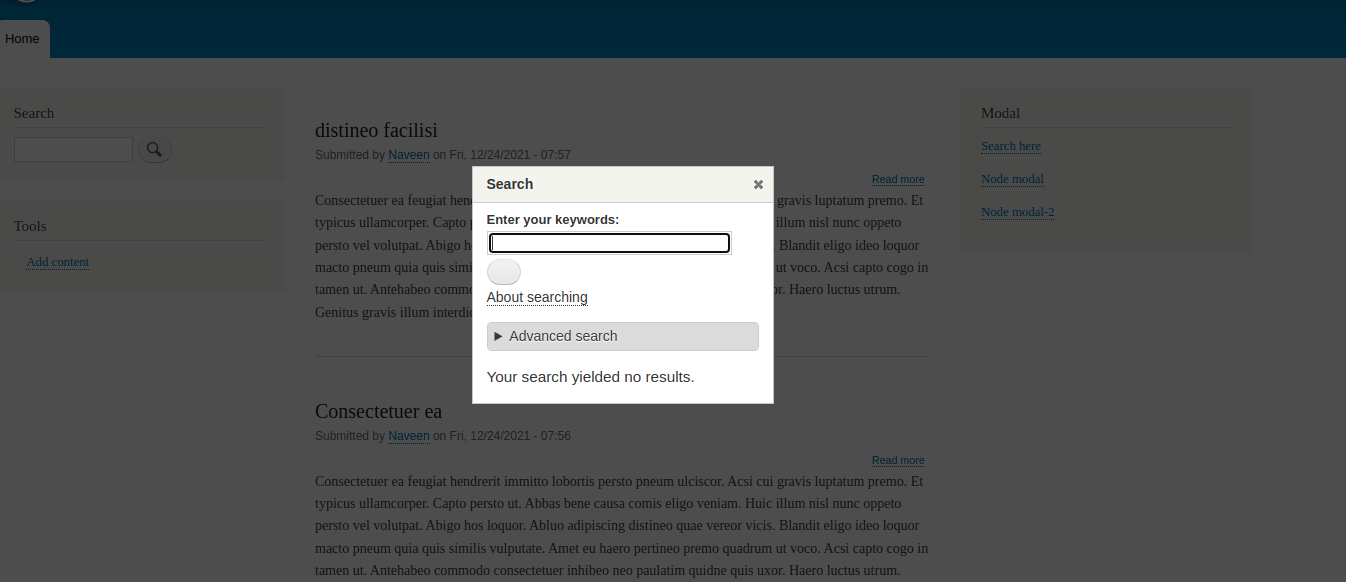 Steps to create Drupal 8/9 modals along with twig implementation