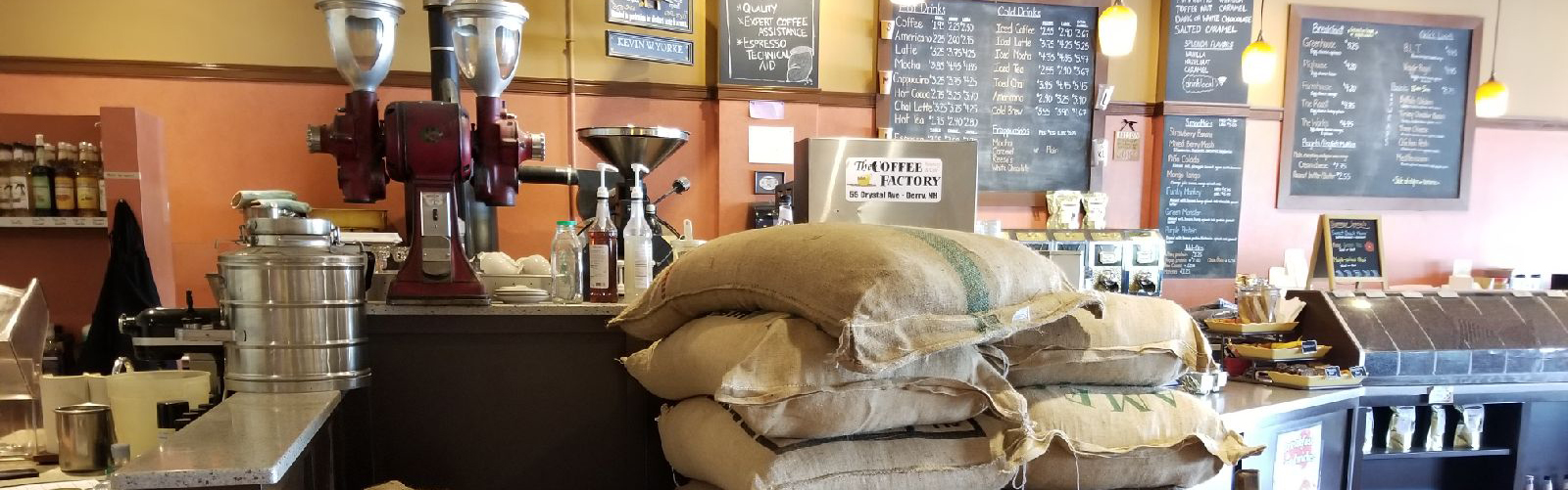 Derry Store Header The Coffee Factory