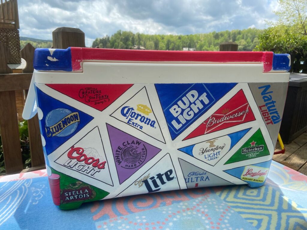 15 Painted Cooler Ideas That Are Perfect For Fraternities(03)