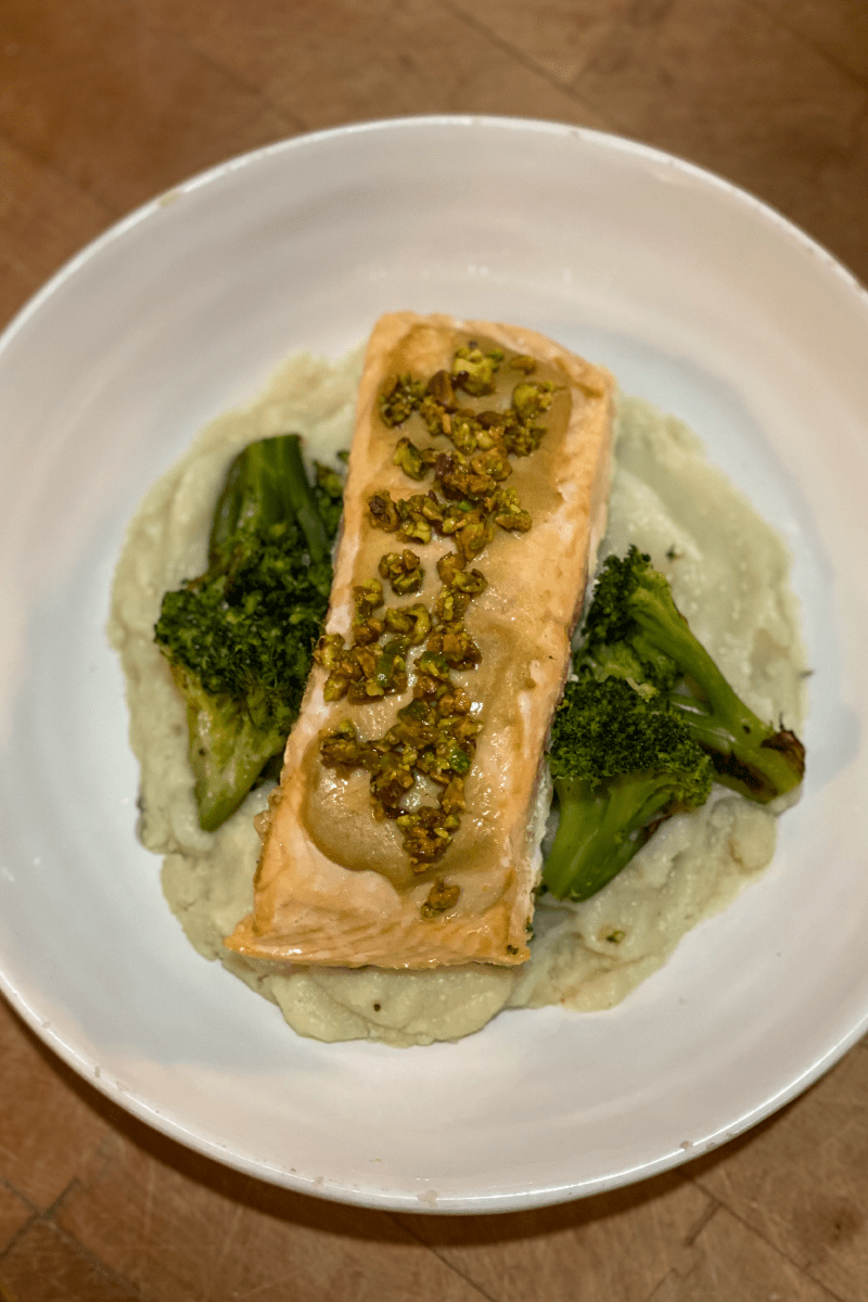 Honey Mustard Pistachio Salmon Conscious Table