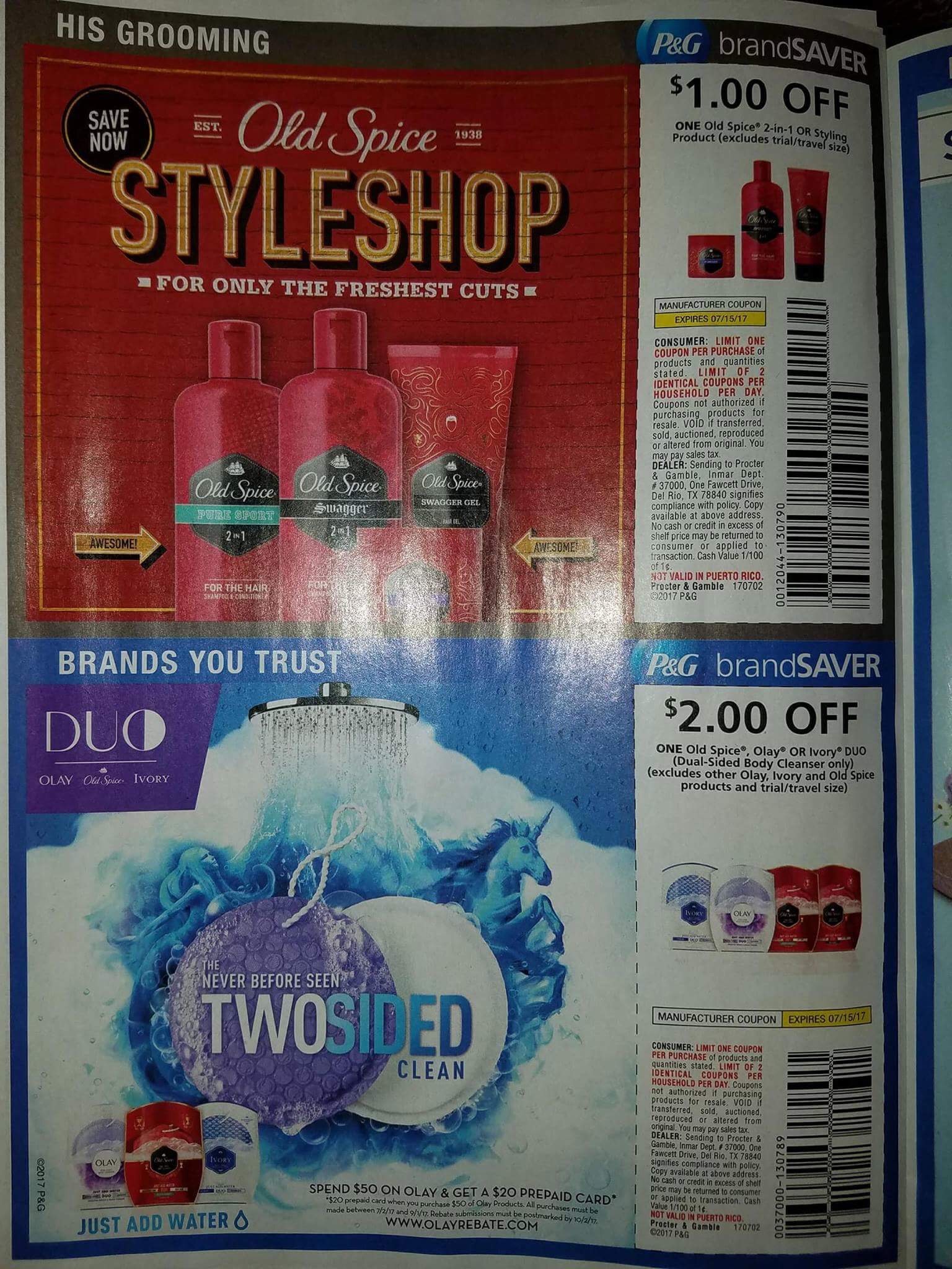 July 2017 P&G Coupon Insert SCAN! VIEW ALL PAGES EARLY!! — Page 18