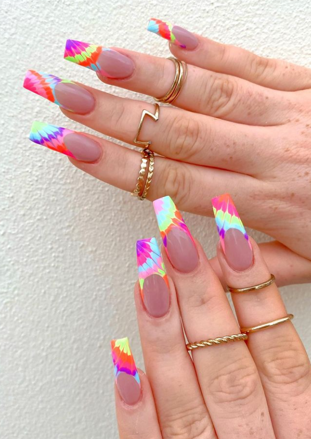 42 Elegant French tip nails for Ballerina acrylic nails 2021! Cozy