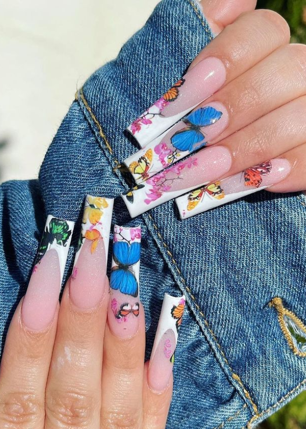 42 Elegant French tip nails for Ballerina acrylic nails 2021! Cozy living to a beautiful lifestyle