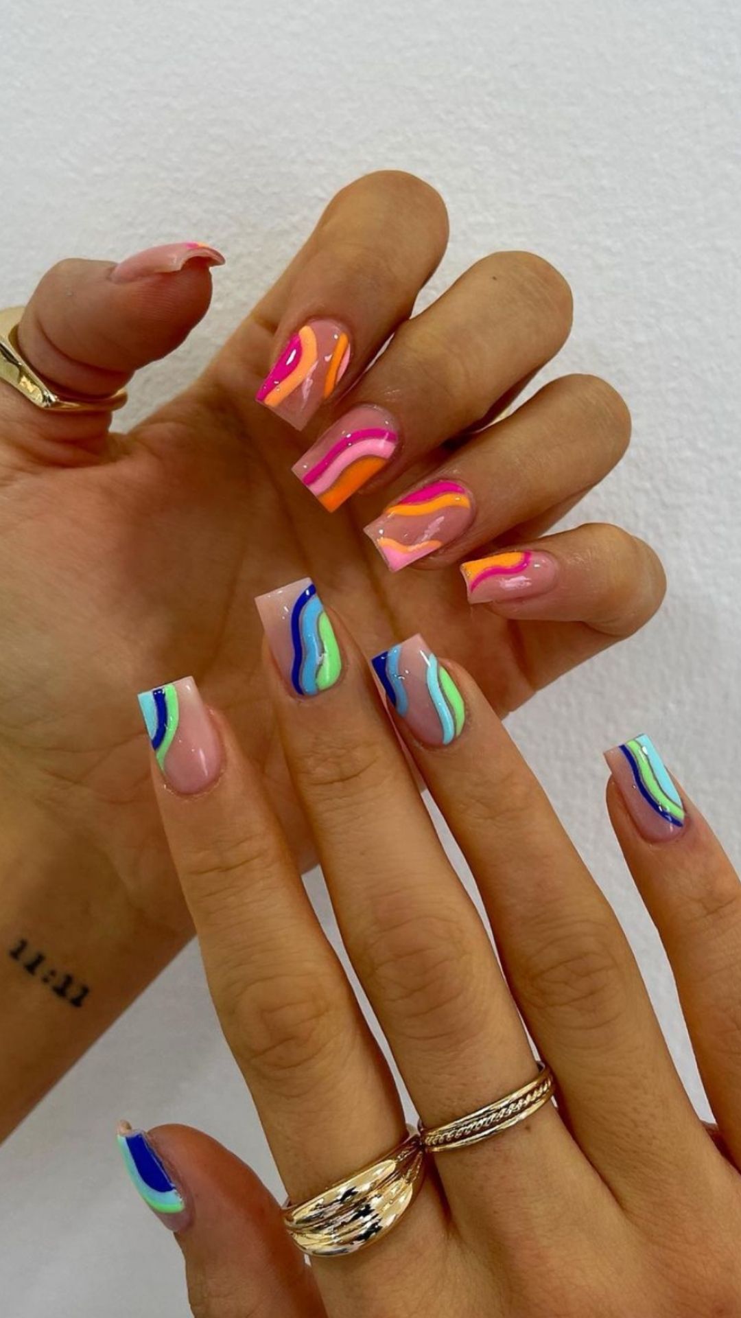 65+ Colored acrylic coffin nails for Summer and Fall 2021! Page 63 of