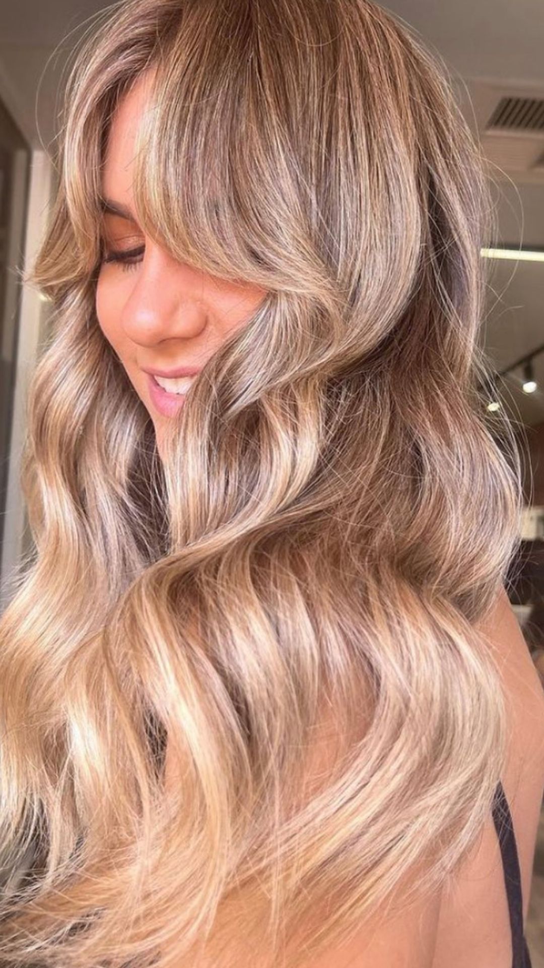 19 Flattering Long hair curtain bangs hairstyle to wear 2021!