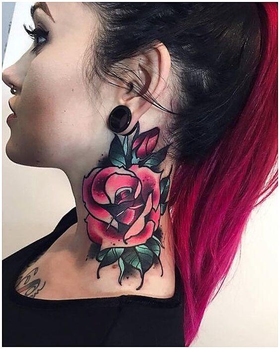 35 Pretty Neck Tattoos For Women To Be Cool Page 2 of 2