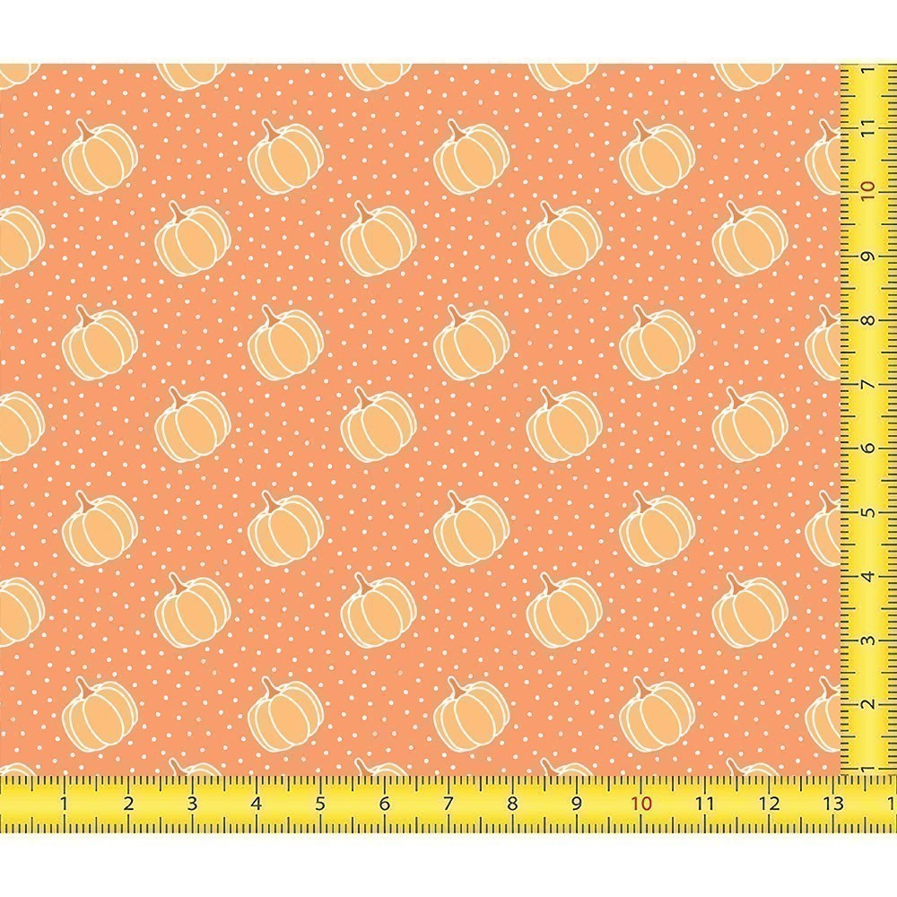 Adhesive Clear Cast 037 Pumpkin Dots
