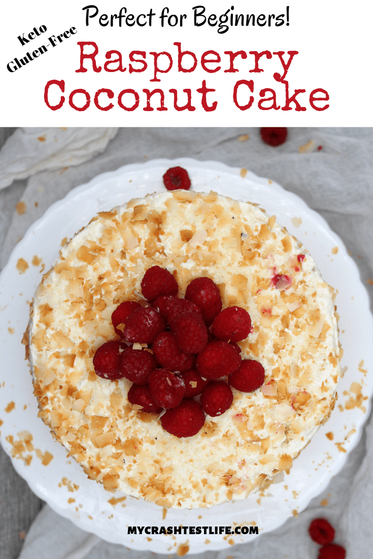 Raspberry Coconut Cake (GlutenFree, Keto) My Crash Test Life
