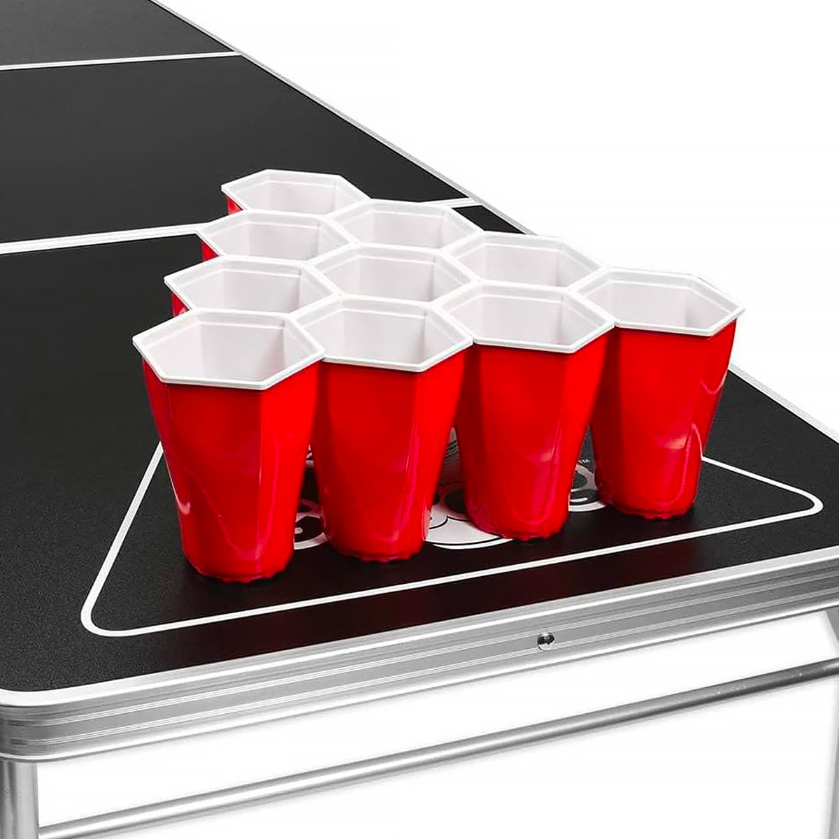 Kit Beer Pong hexagonal La révolution du Beer Pong est là