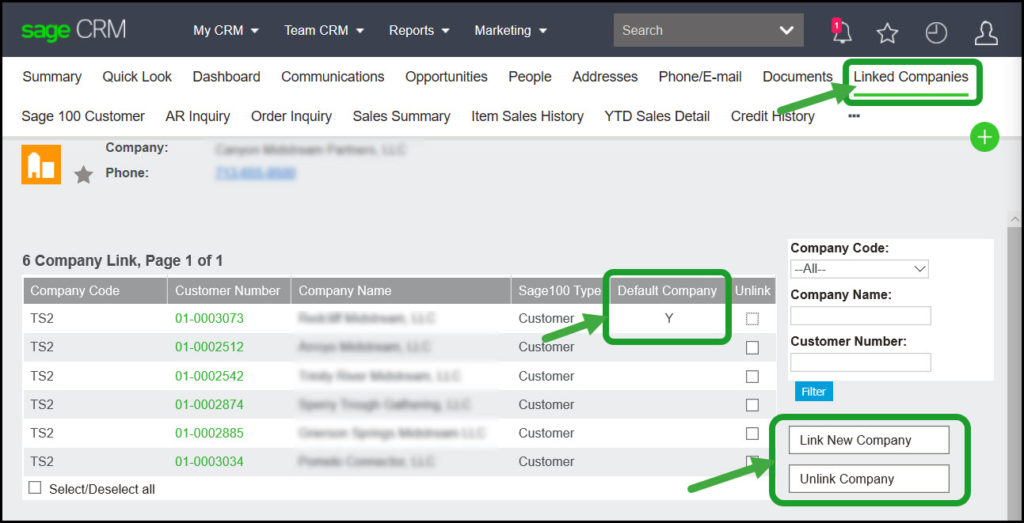 Sage 100 CRM My CRM Manager