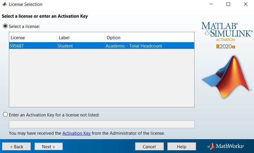 Mise à jour de la licence Matlab MyCS L'accès aux services CS