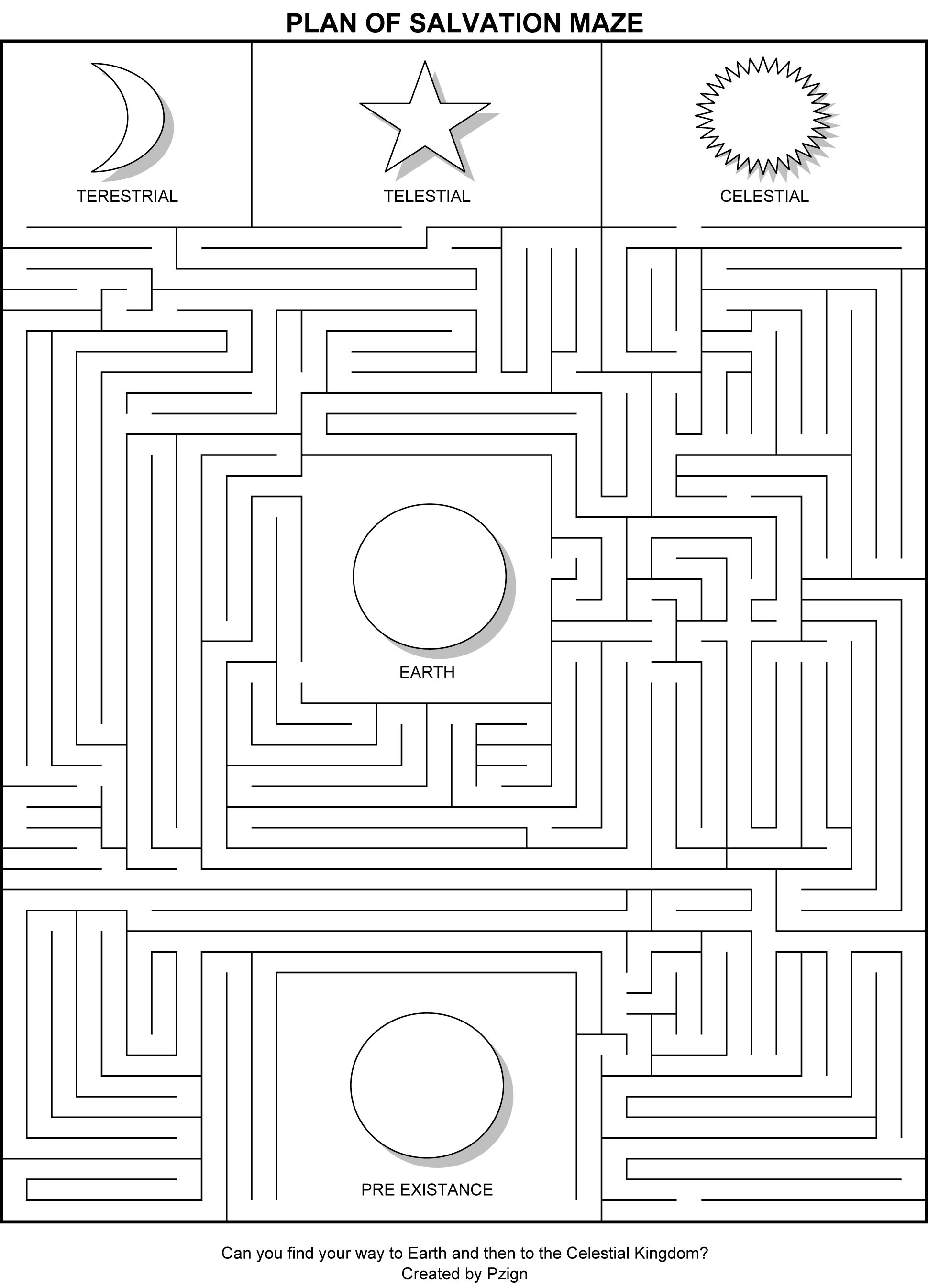 Maze Activities My CTR Ring