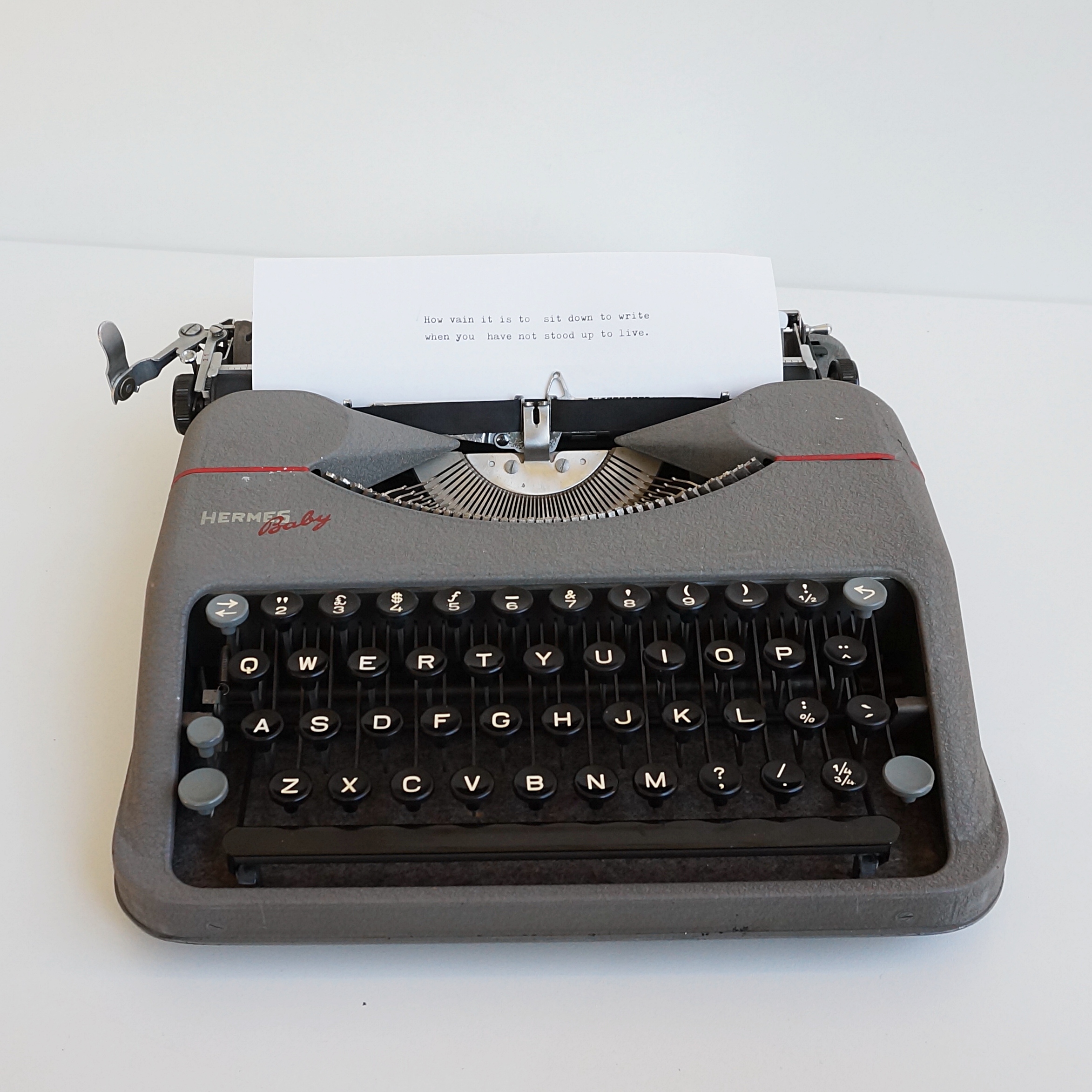 Hermes Baby Typewriter 1952 For Sale My Cup Of Retro Typewriters