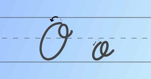 How to Write Cursive O [Worksheet + Tutorial] - My Cursive