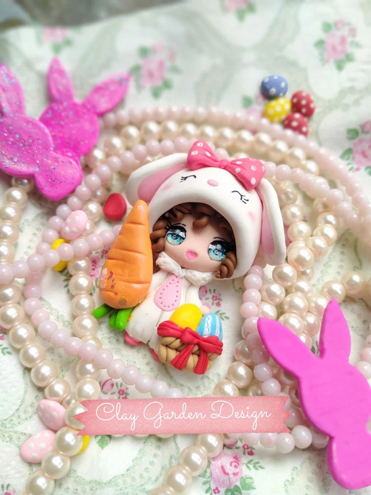 The Prettiest Handmade Clay Doll Clay Garden Design