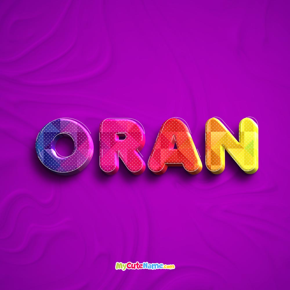 Oran meaning **UPDATE 2023** what is the meaning of name Oran