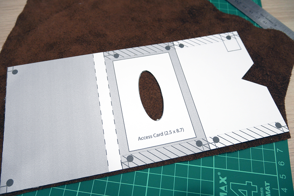 Making a key & card holder (free template) my dainty dreams