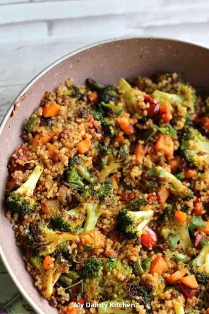 Quinoa Fried Rice My Dainty Kitchen
