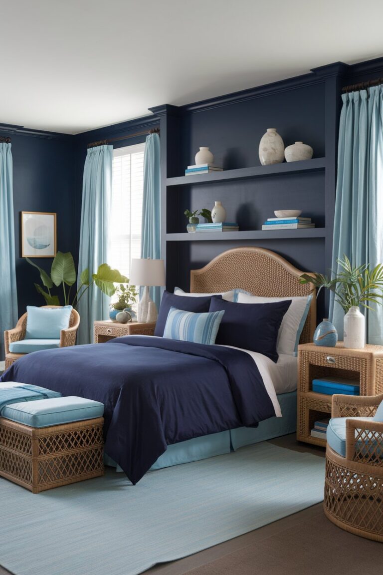 15 Navy Blue Bedroom Designs Stylish Ways to Refresh Your Room My