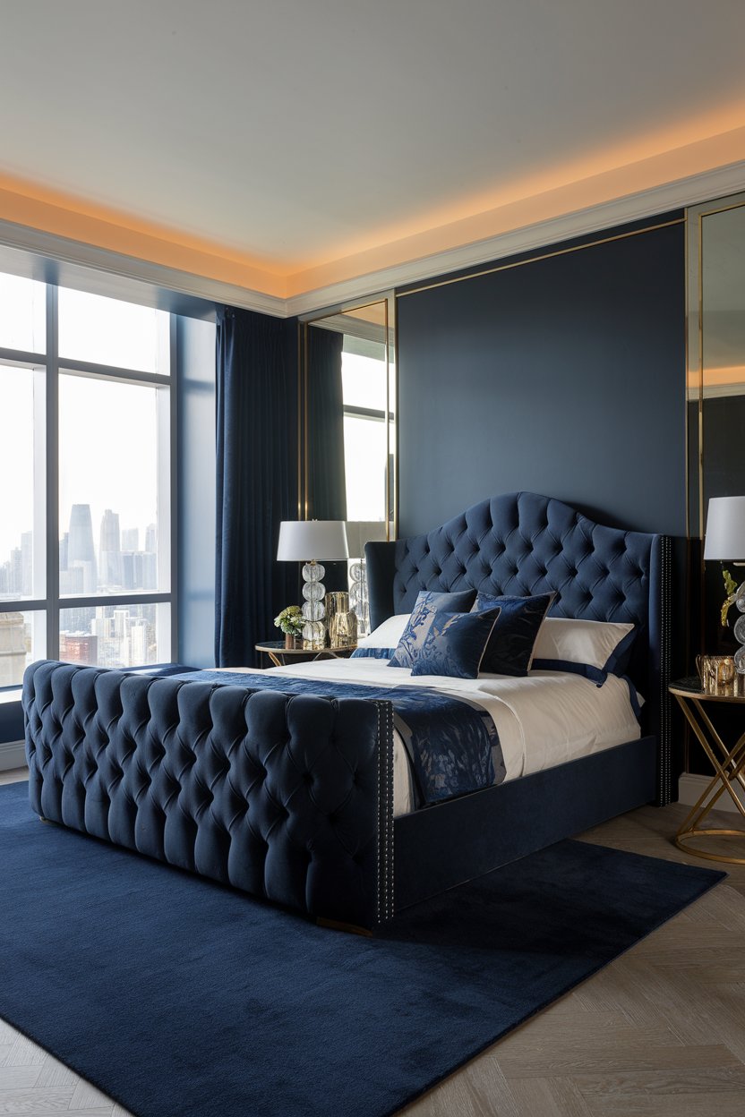15 Navy Blue Bedroom Designs Stylish Ways to Refresh Your Room My