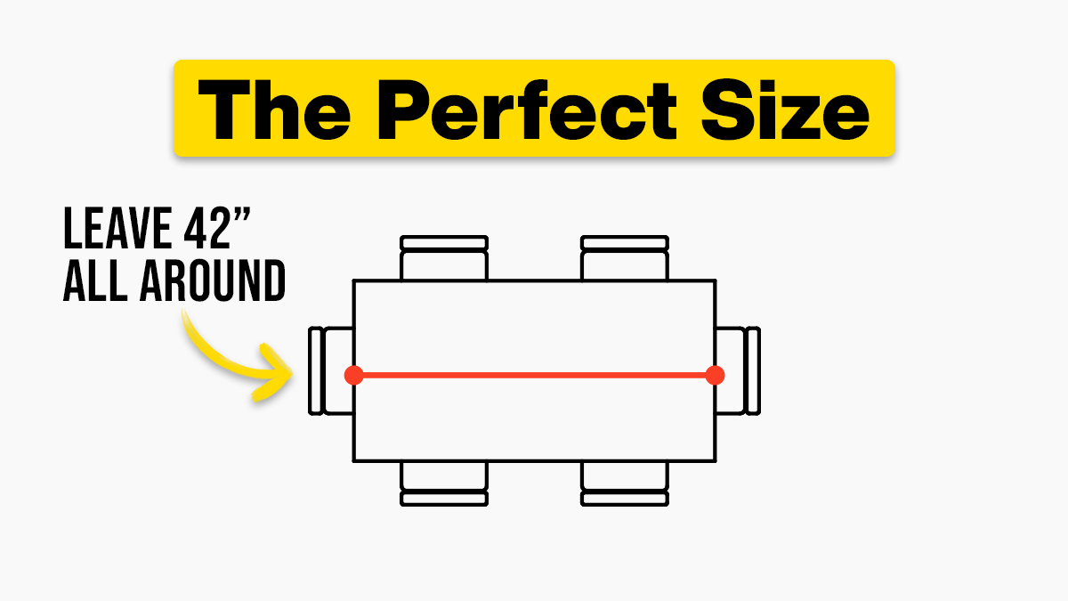 How to Pick the PERFECT Dining Room Table Size for your Home