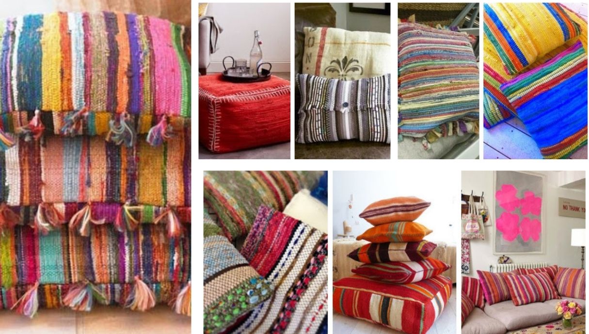 Amazing DIY Cushions from RugsRags My desired home