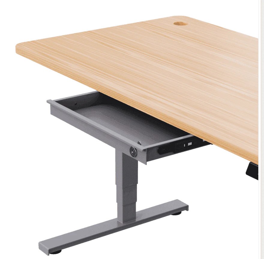 Slim Under Desk Storage Drawer (with lock)