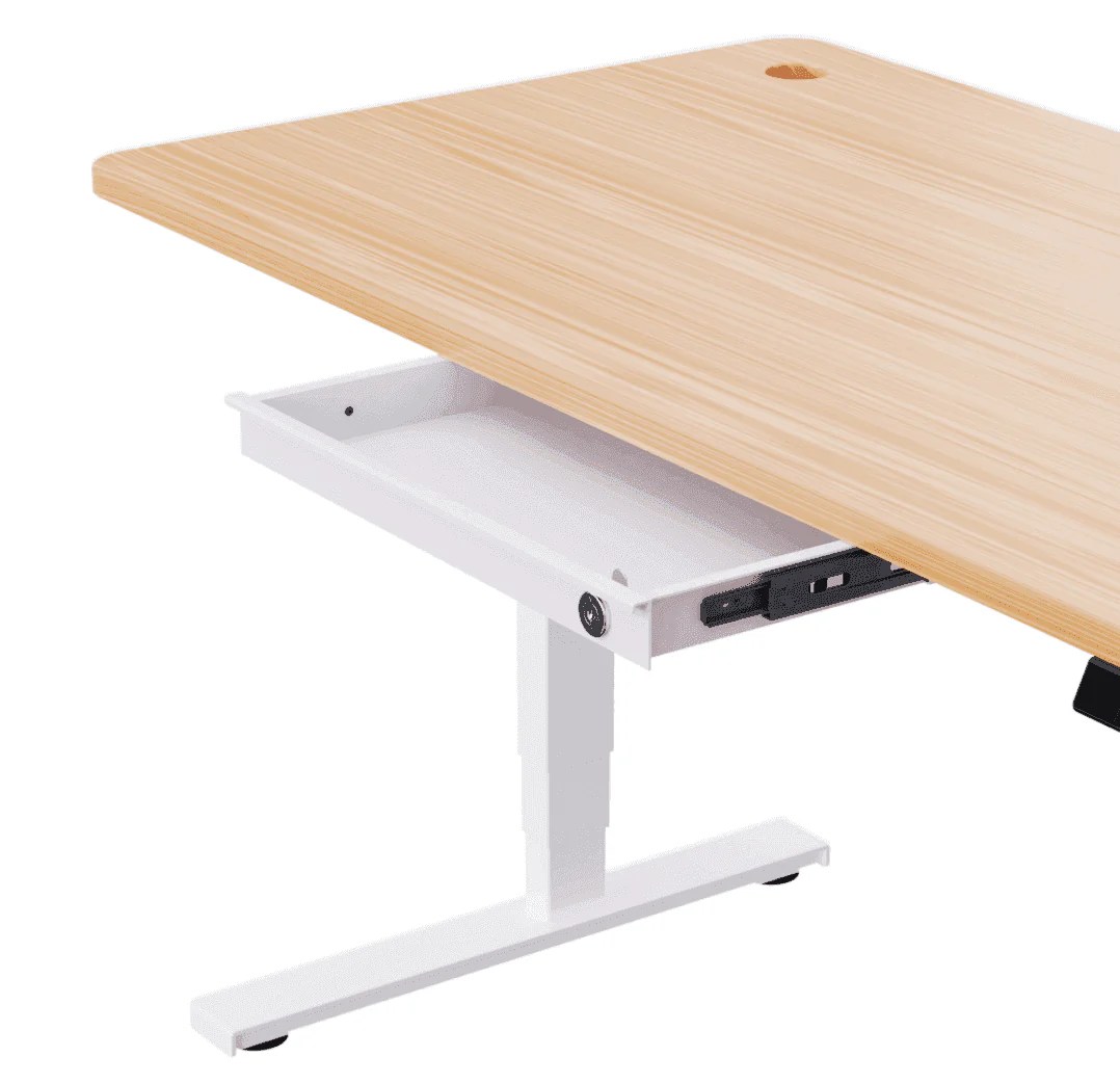 Slim Under Desk Storage Drawer (with lock)