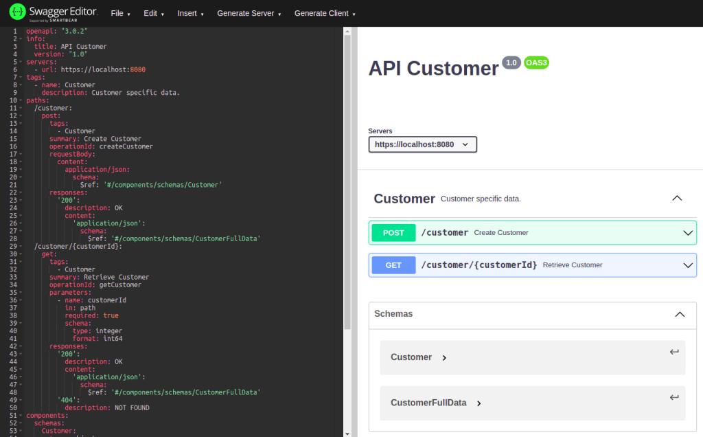 Generate Server Code Using OpenAPI Generator