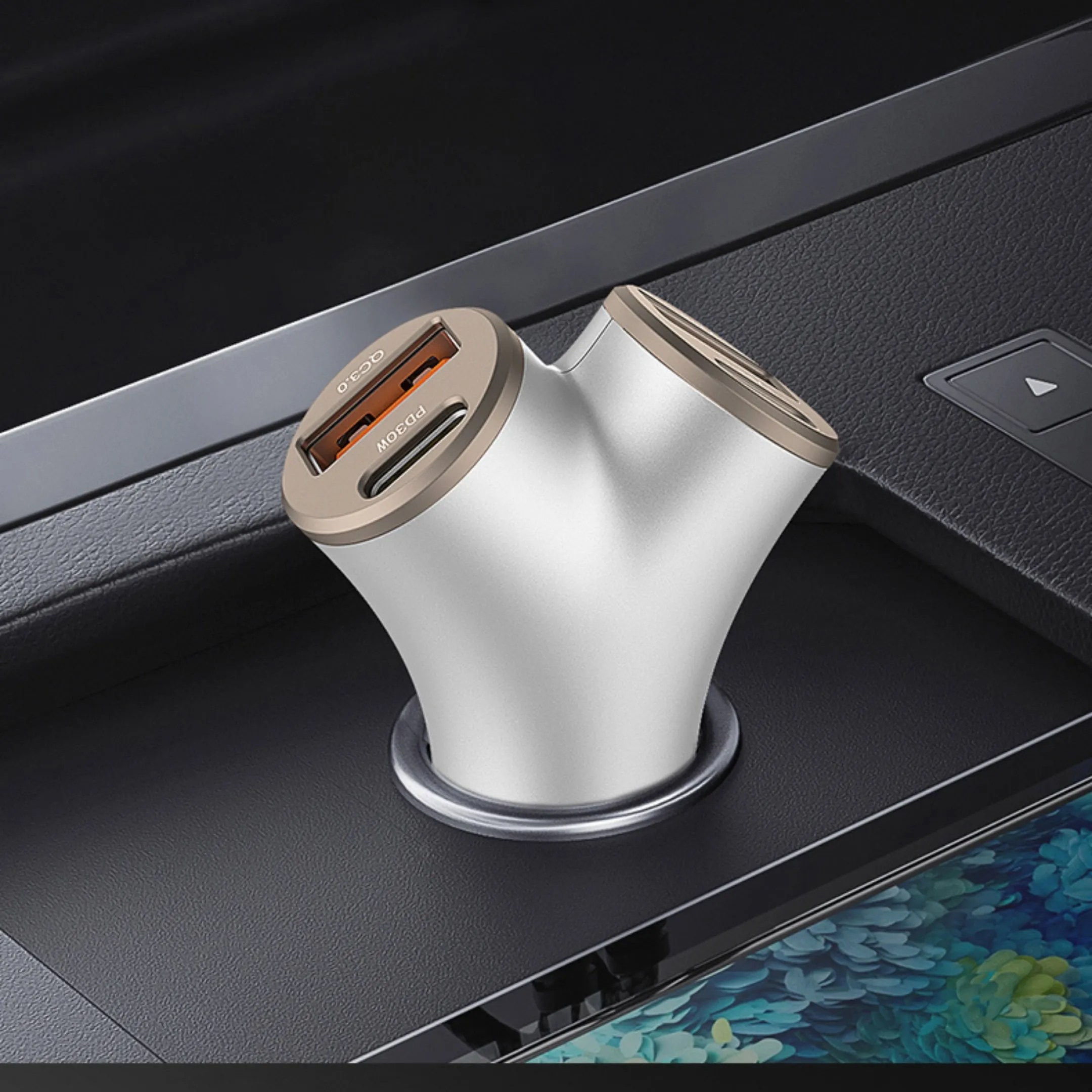 Smart Series 2A+2C 48W Fast Car Charger Devia Global Mobile