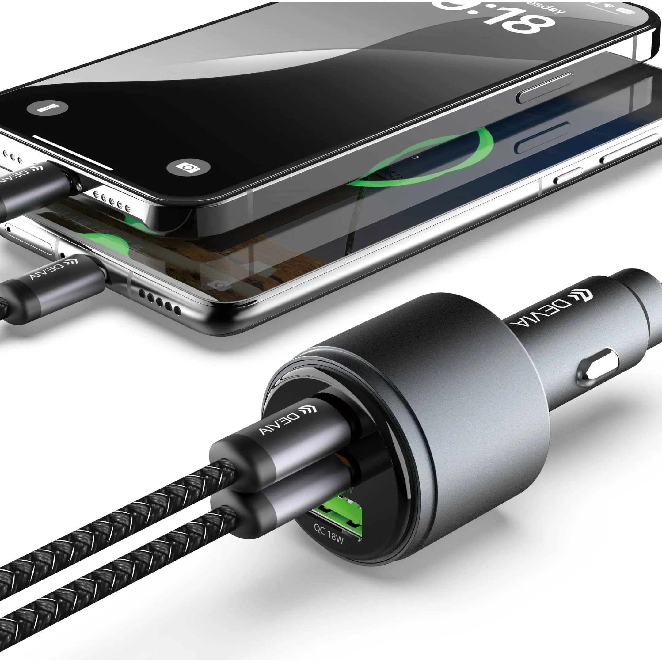 Extreme Speed Series USB+Dual C 116W Metal Full Compatible Fast Car