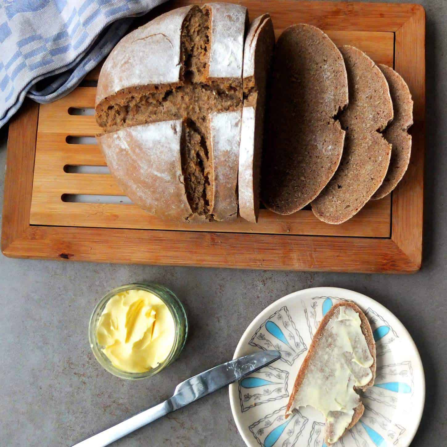 Easy German Rye Bread with Yeast (Roggenbrot) My Dinner