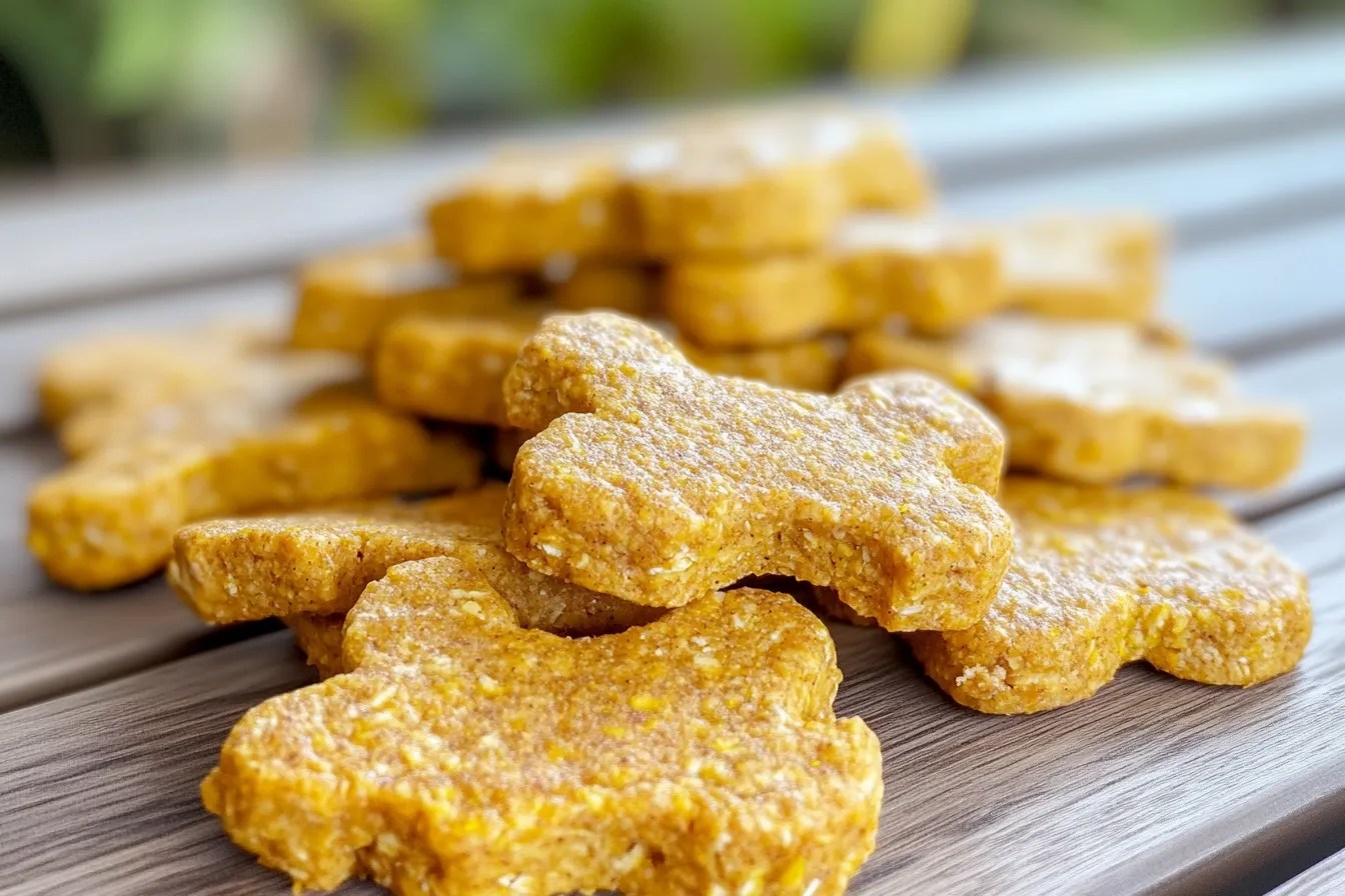 Chicken & Pumpkin Delight Biscuits for Dogs Recipe mydogrecipe