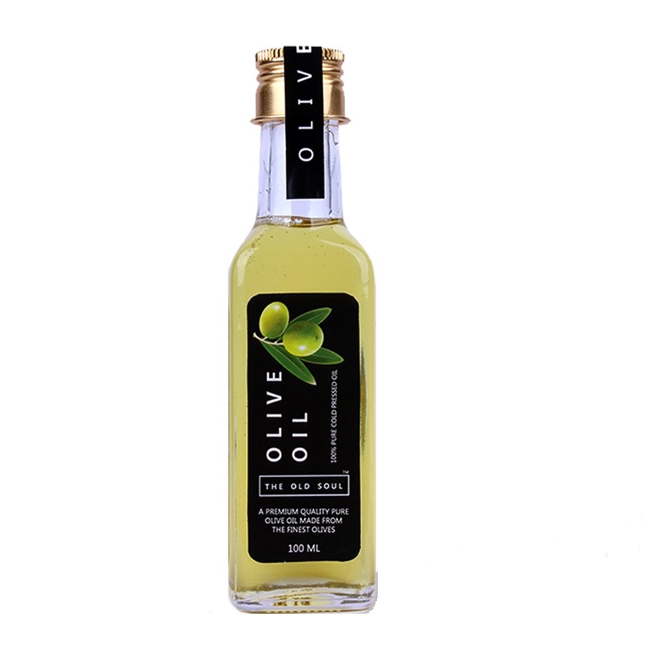 Square 100ml olive oil clear bottle custom label leakingproof Glass bottle manufacturerMC Glass