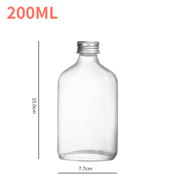Wholesale 200ml cold coffee glass bottle with prints Glass bottle manufacturerMC Glass