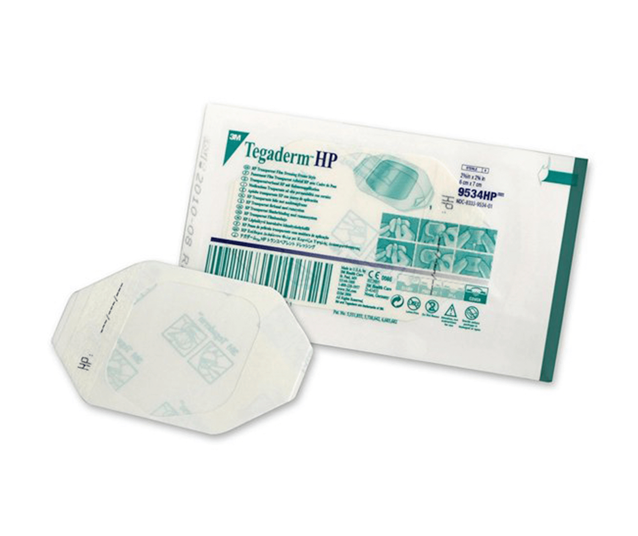 Tegaderm HP Transparent Dressing 4" by 4 3/4" MyEHCS