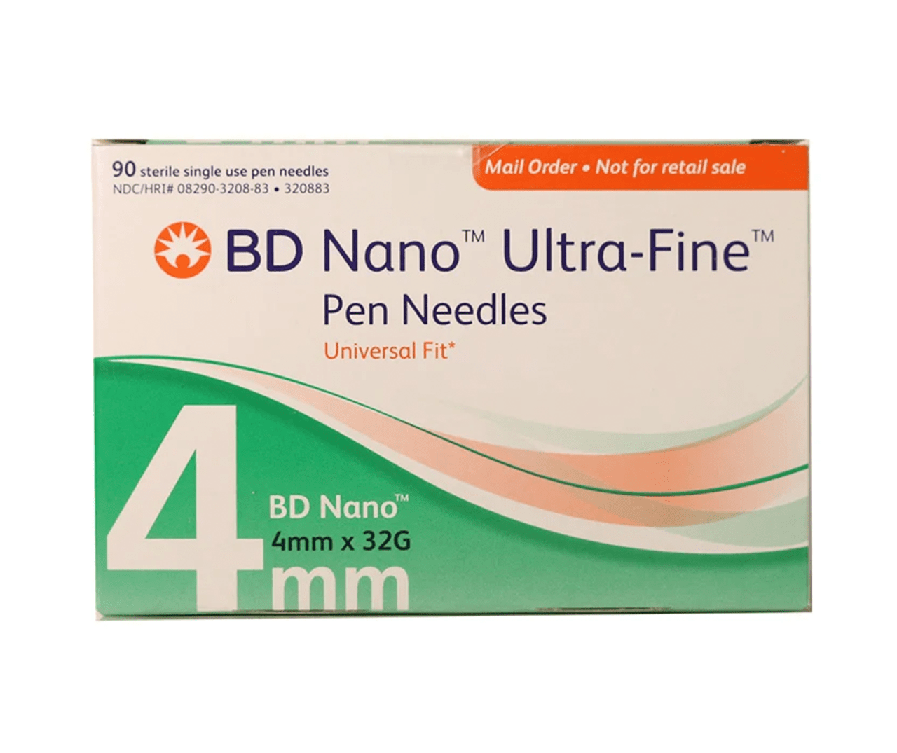 BD Nano UltraFine Pen Needle 4mm x 32G 90 ct. MyEHCS