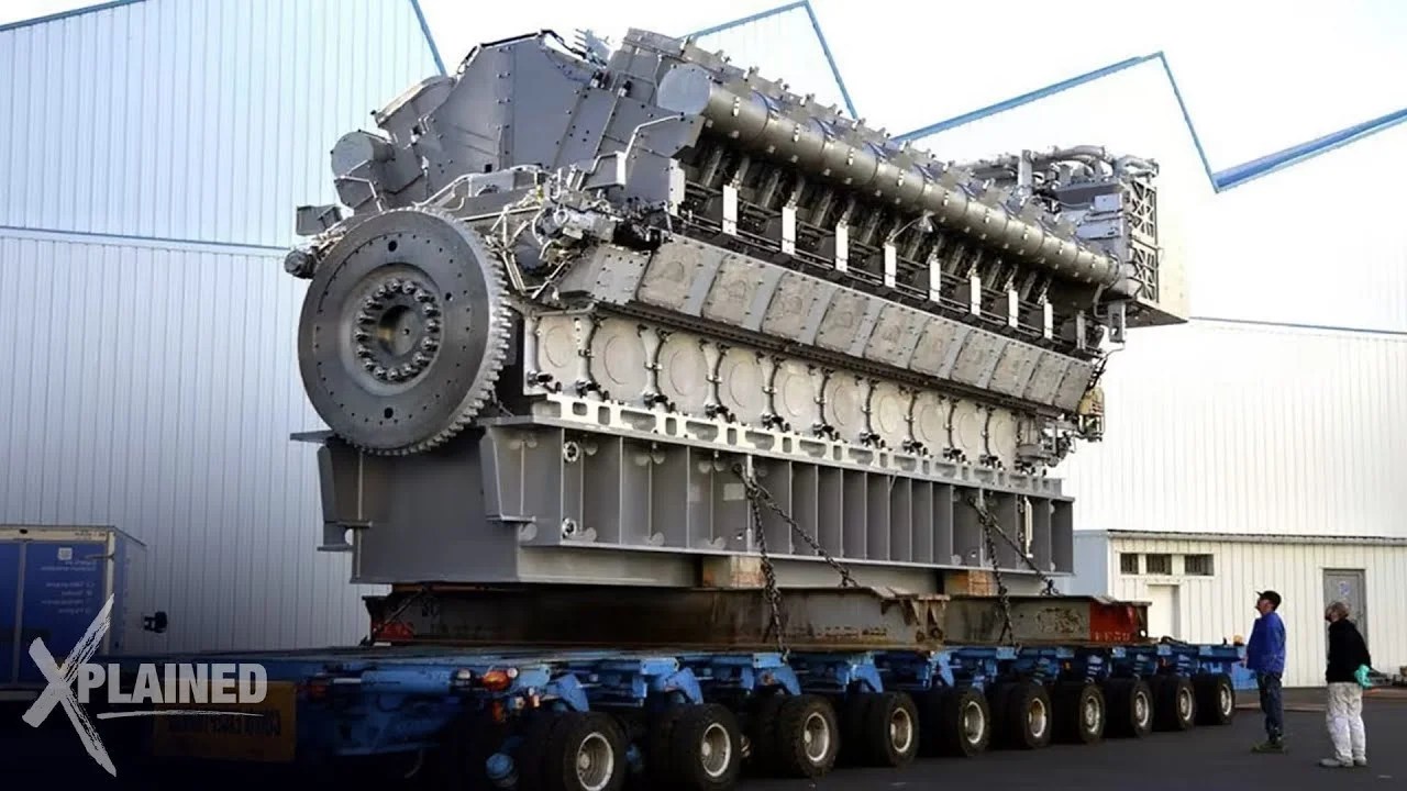 Wärtsilä RTflex96C World's Most Powerful Diesel Engine with 109,000 HP